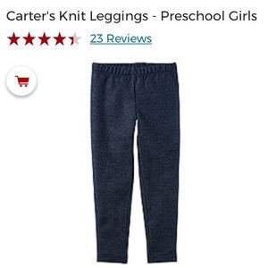 Carters Preschool Girls Denim Leggings